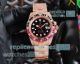 Rolex GMT-Master II Copy Watch-Rose Gold White&Green Diamond Bezel 40MM (4)_th.jpg